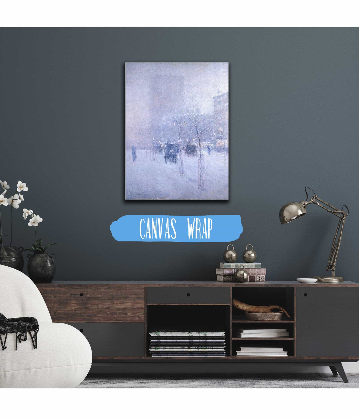 Late Afternoon New York Winter by Childe Hassam