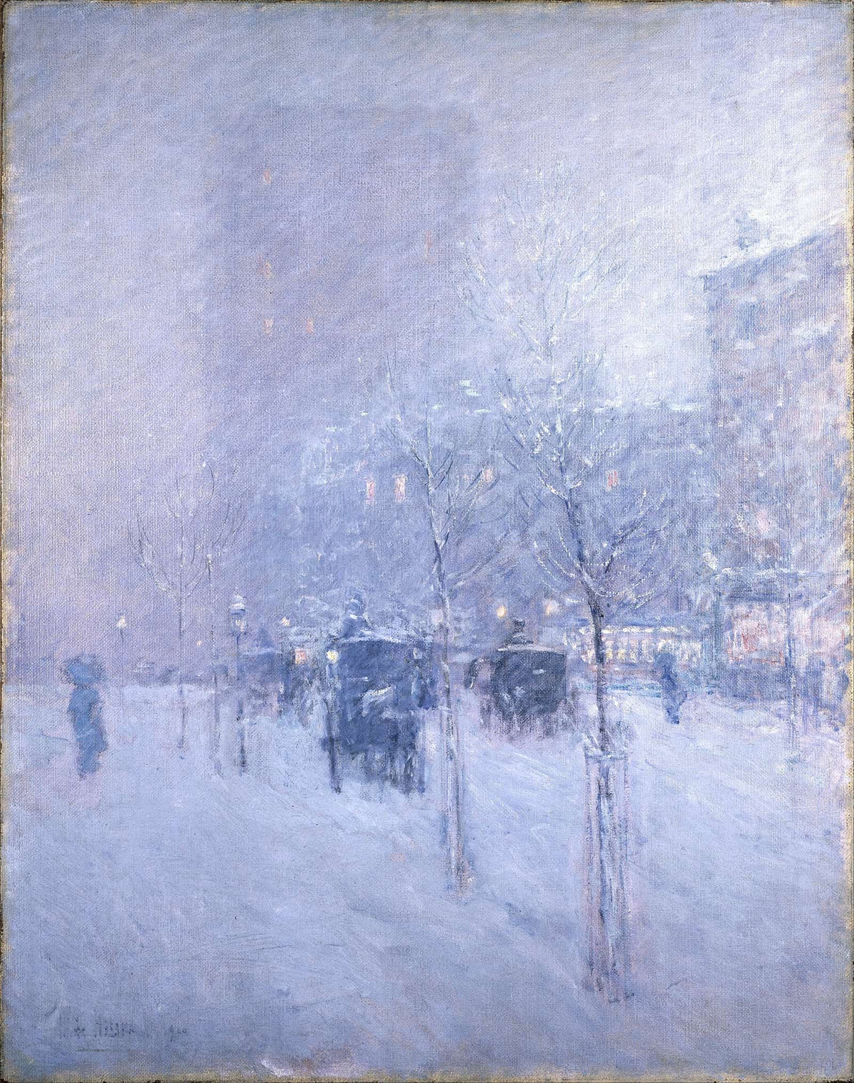 Late Afternoon New York Winter by Childe Hassam