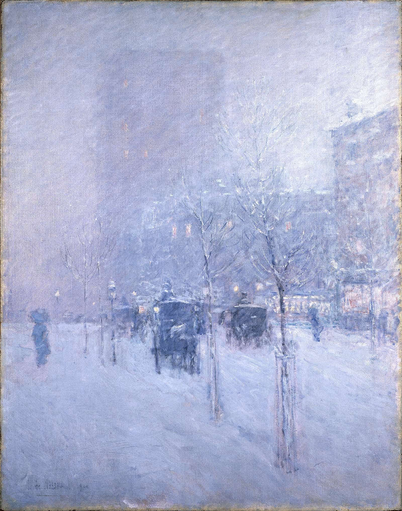 Late Afternoon New York Winter by Childe Hassam