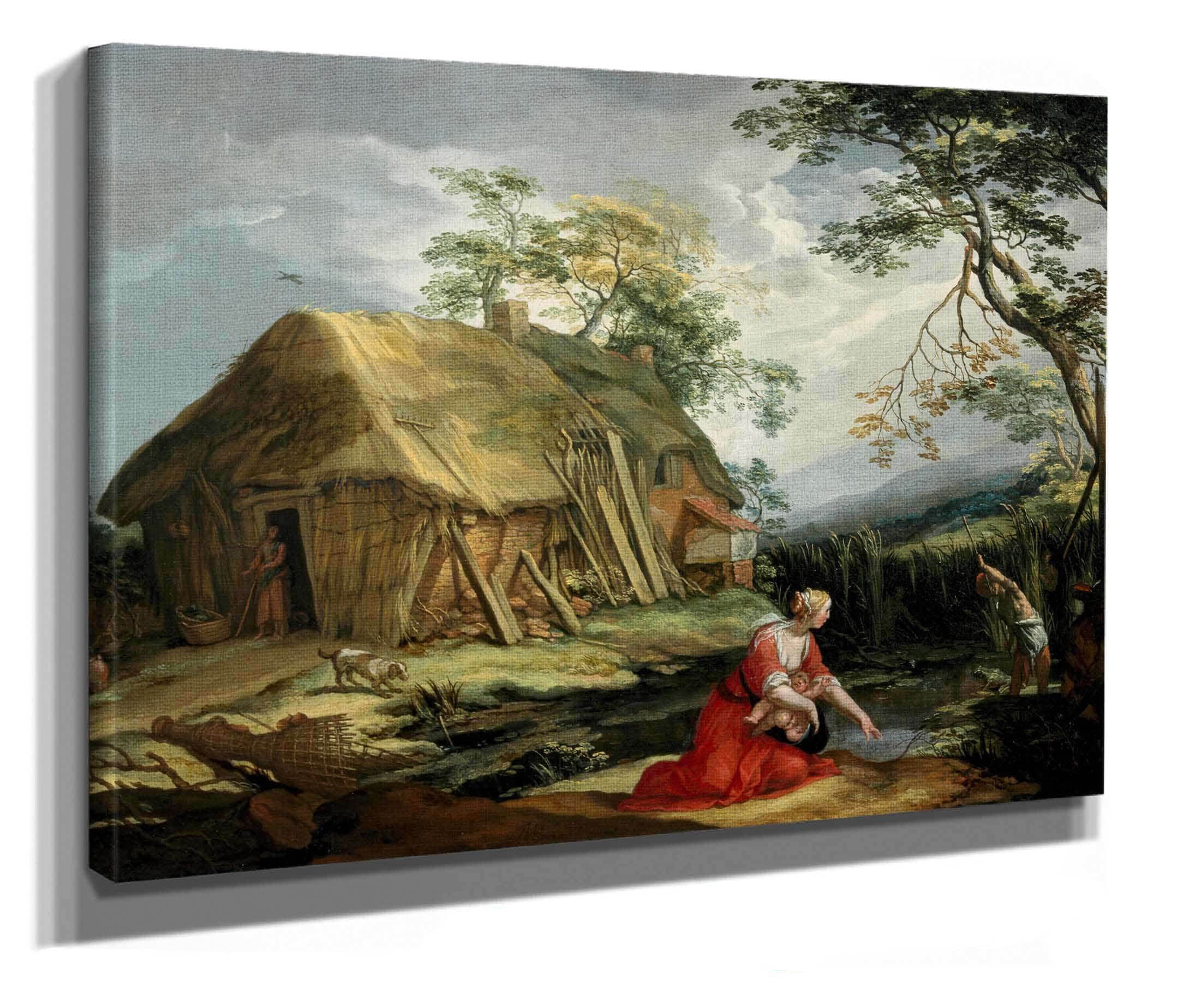Latona And The Lycian Peasants by Abraham Bloemaert