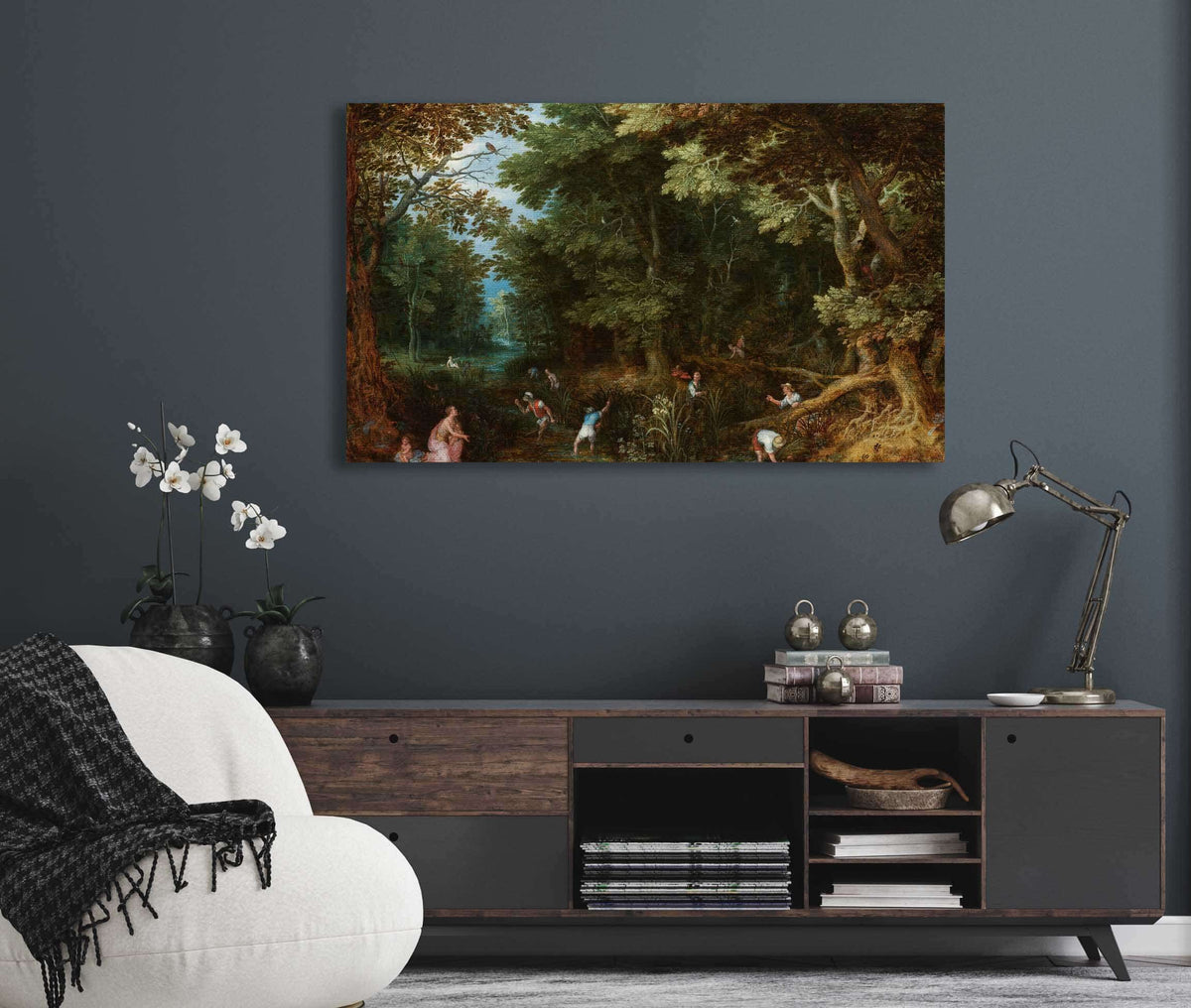 Latona And The Lycian Peasants by Jan Brueghel The Elder