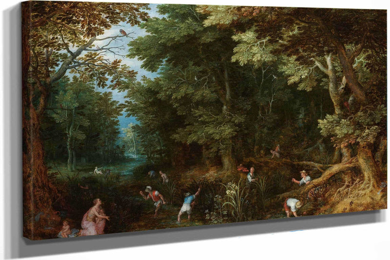 Latona And The Lycian Peasants by Jan Brueghel The Elder