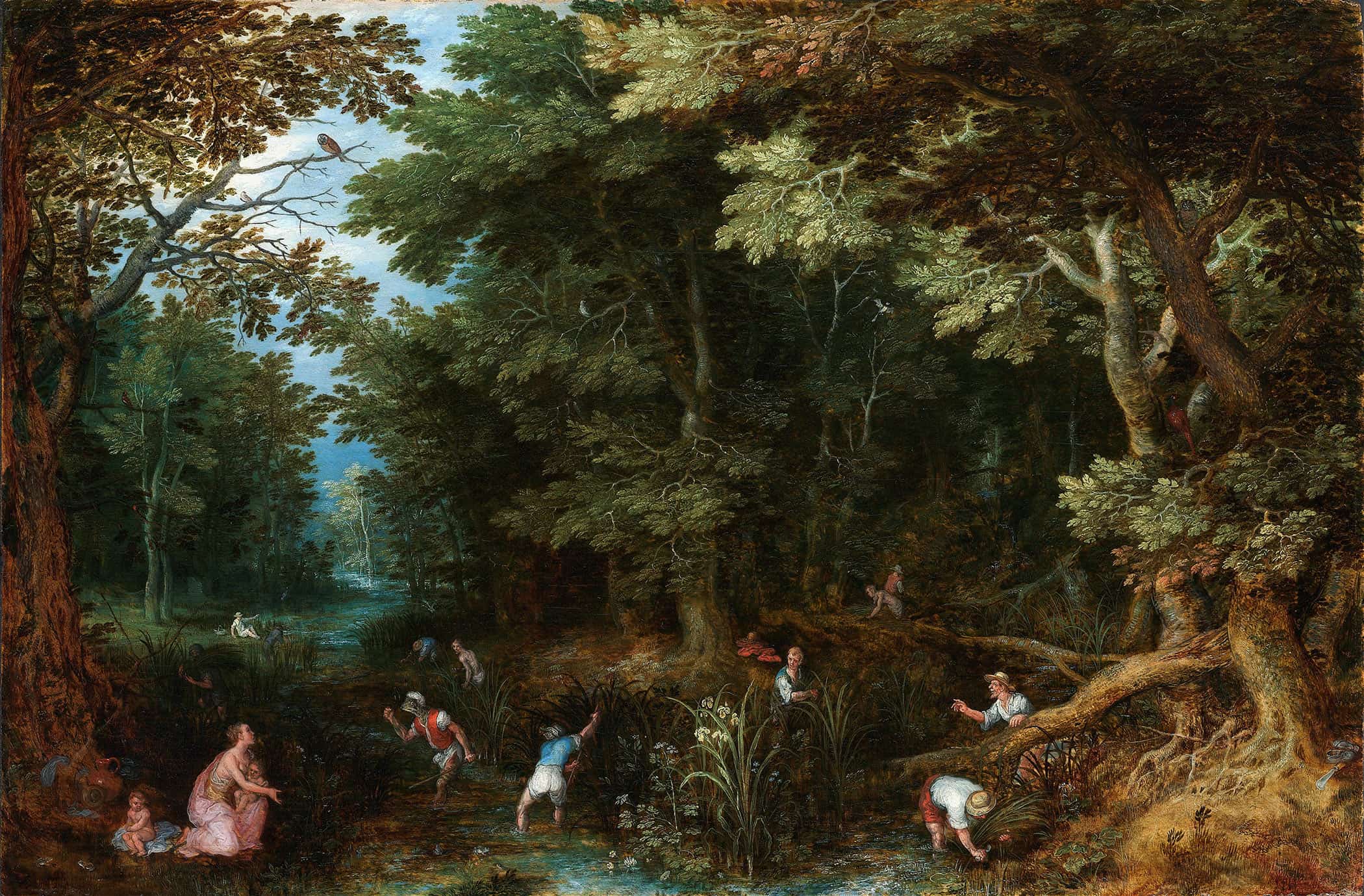 Latona And The Lycian Peasants by Jan Brueghel The Younger