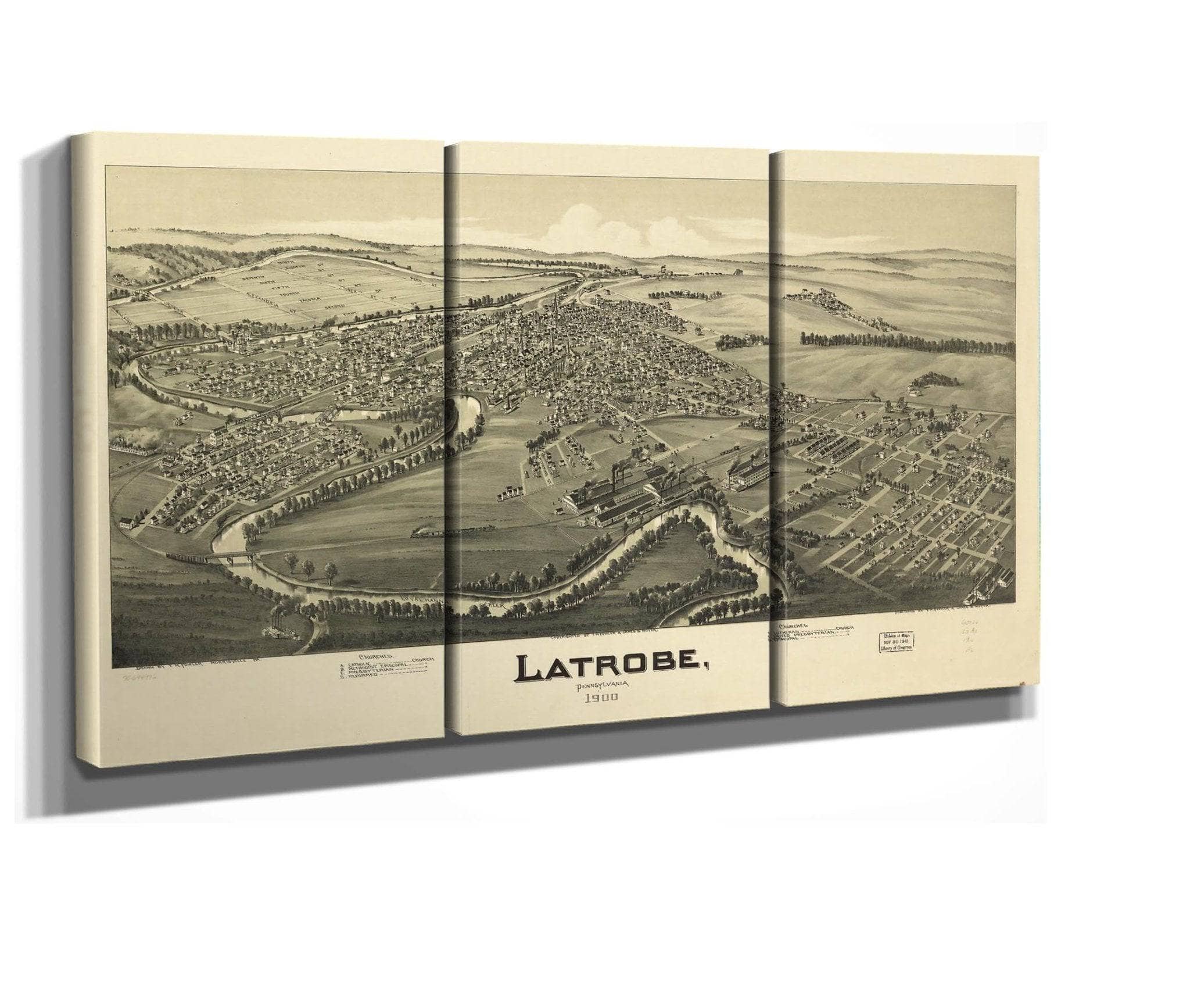 Latrobe Pennsylvania 1900  State Of Pennsylvania