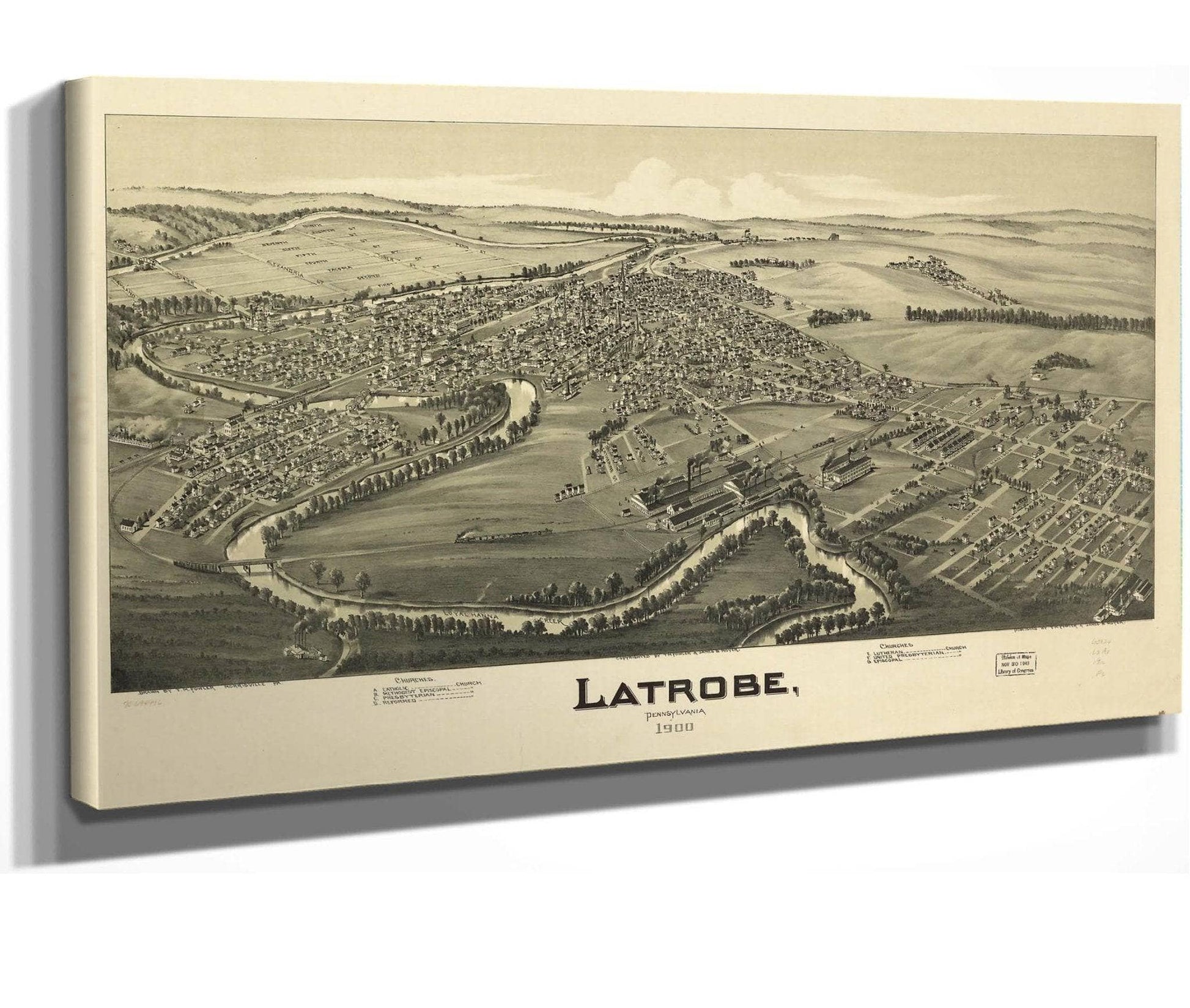 Latrobe Pennsylvania 1900  State Of Pennsylvania