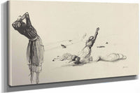 Lattaque Dune Place Forte Anglaise Probably by Jean Louis Forain