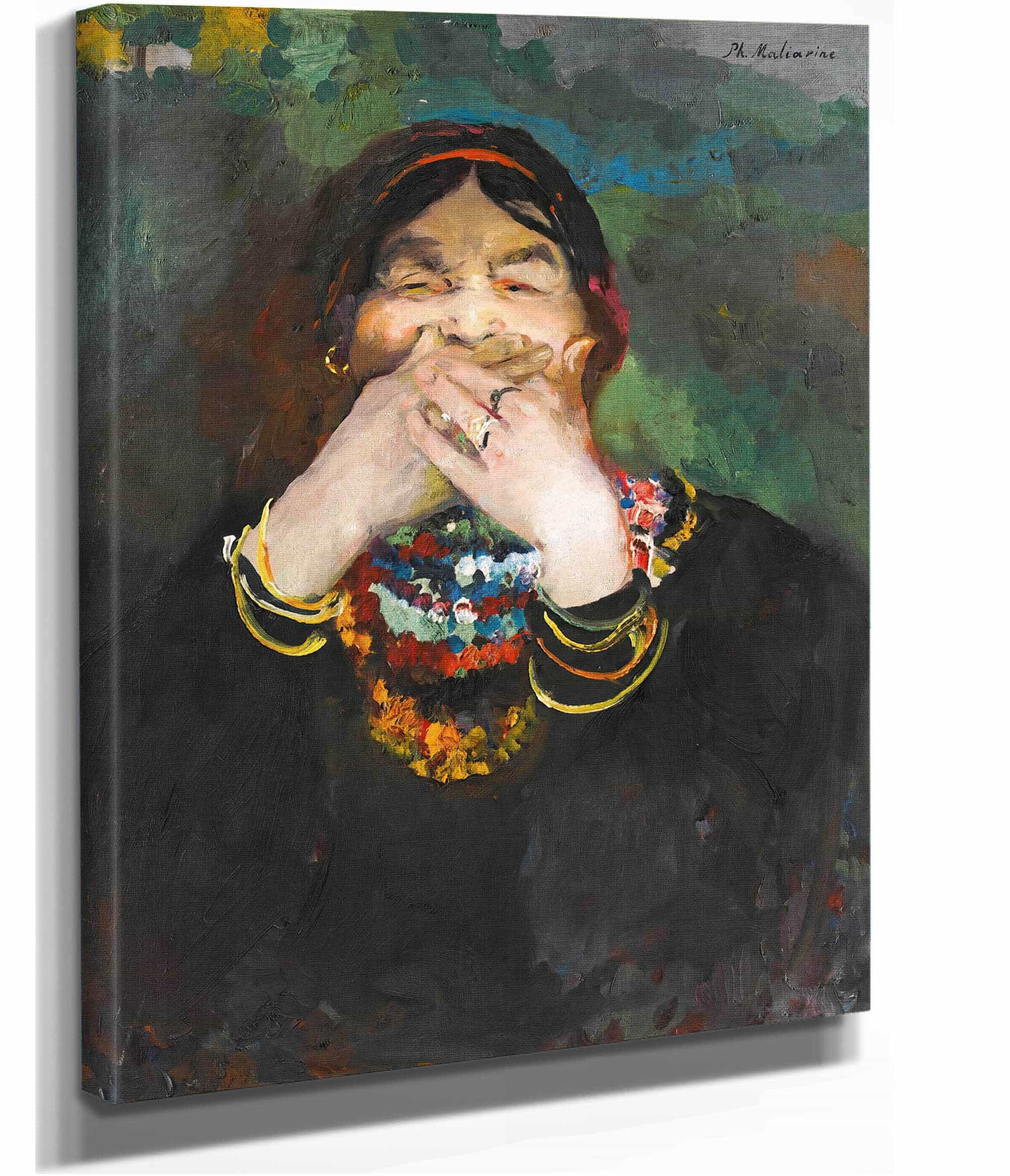 Laughing Baba by Filipp Malyavin