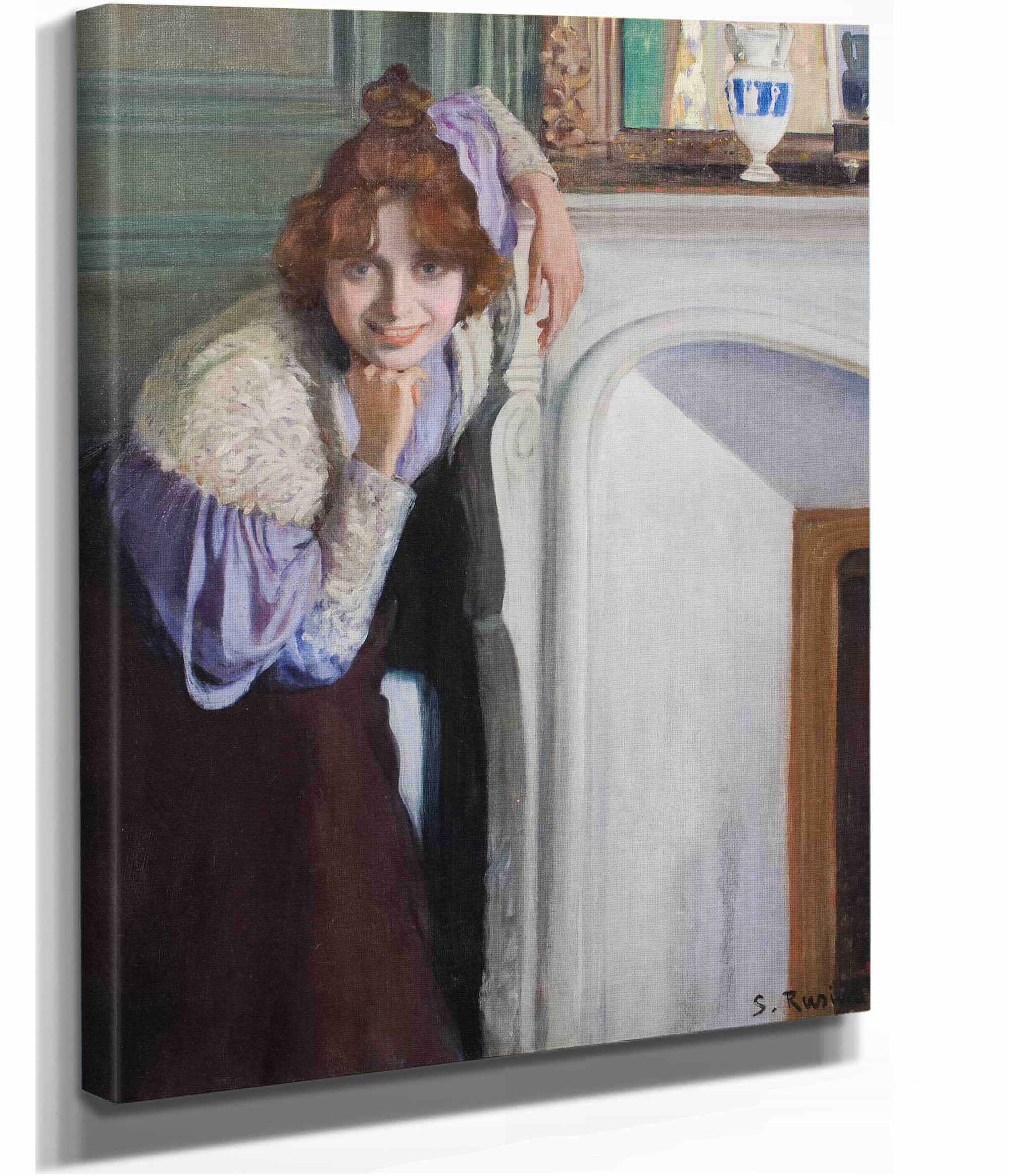 Laughing Girl by Santiago Rusinol