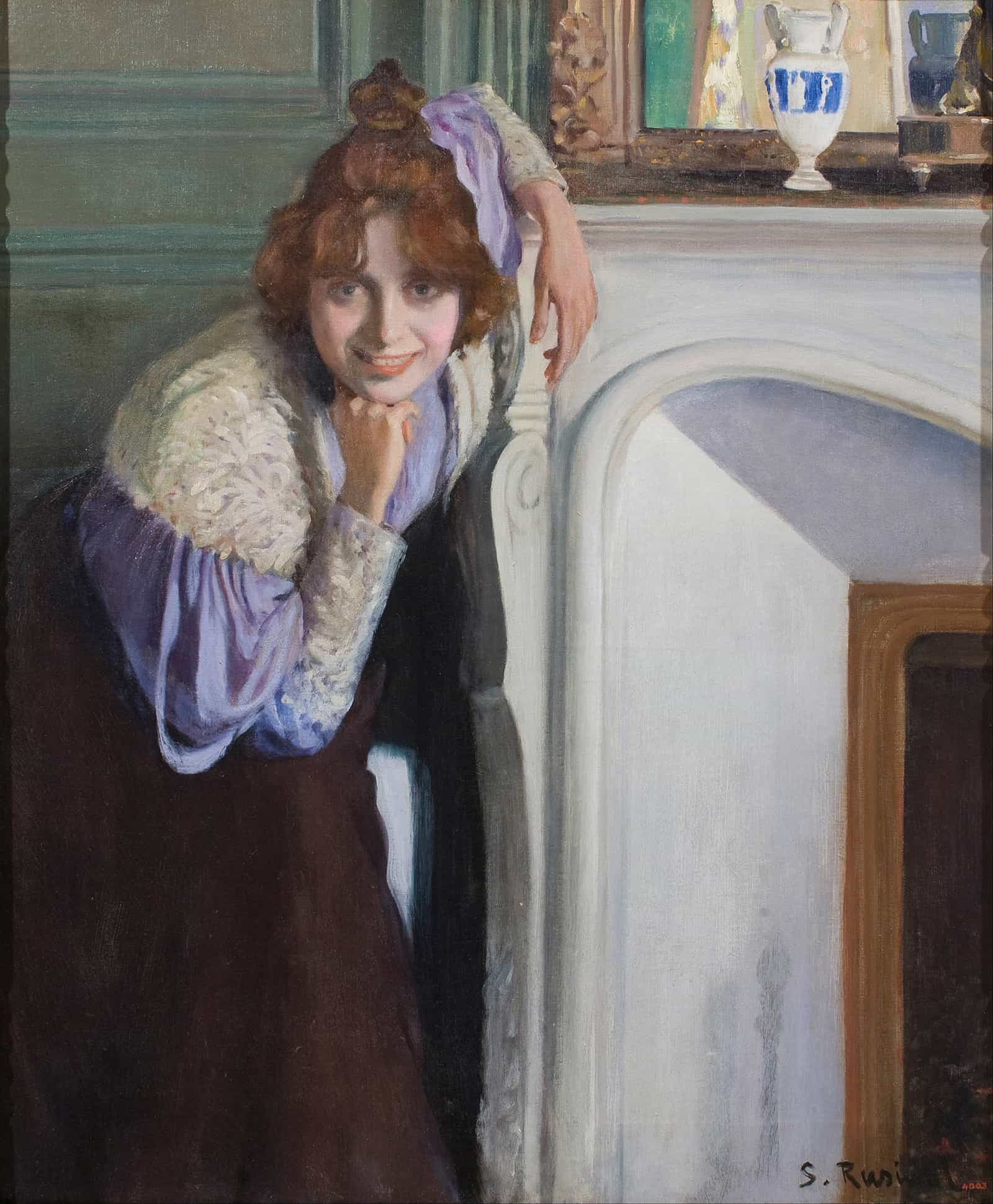 Laughing Girl by Santiago Rusinol