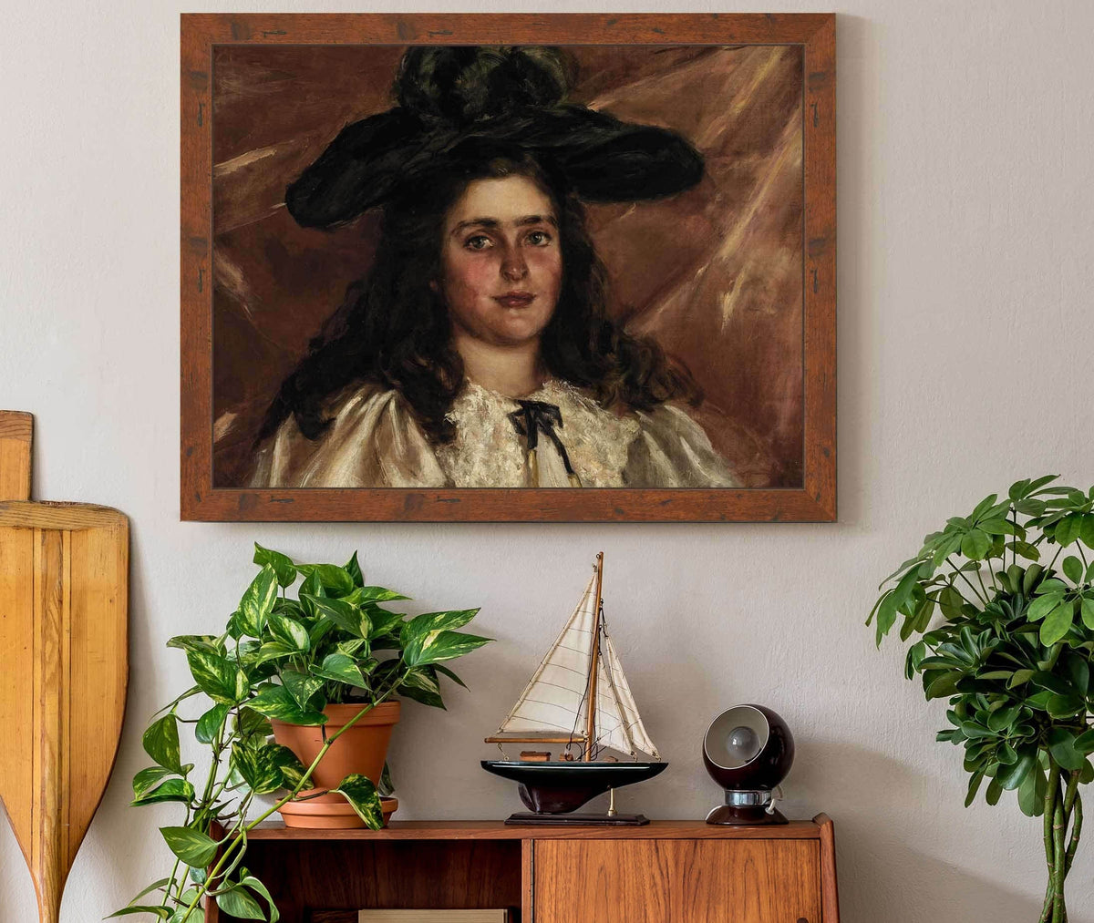 Laura Alice In Big Hat by Alice Pike Barney