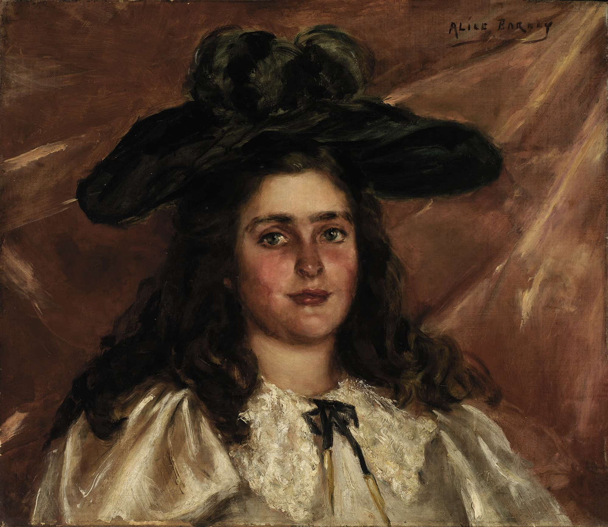 Laura Alice In Big Hat by Alice Pike Barney