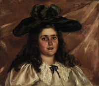 Laura Alice In Big Hat by Alice Pike Barney