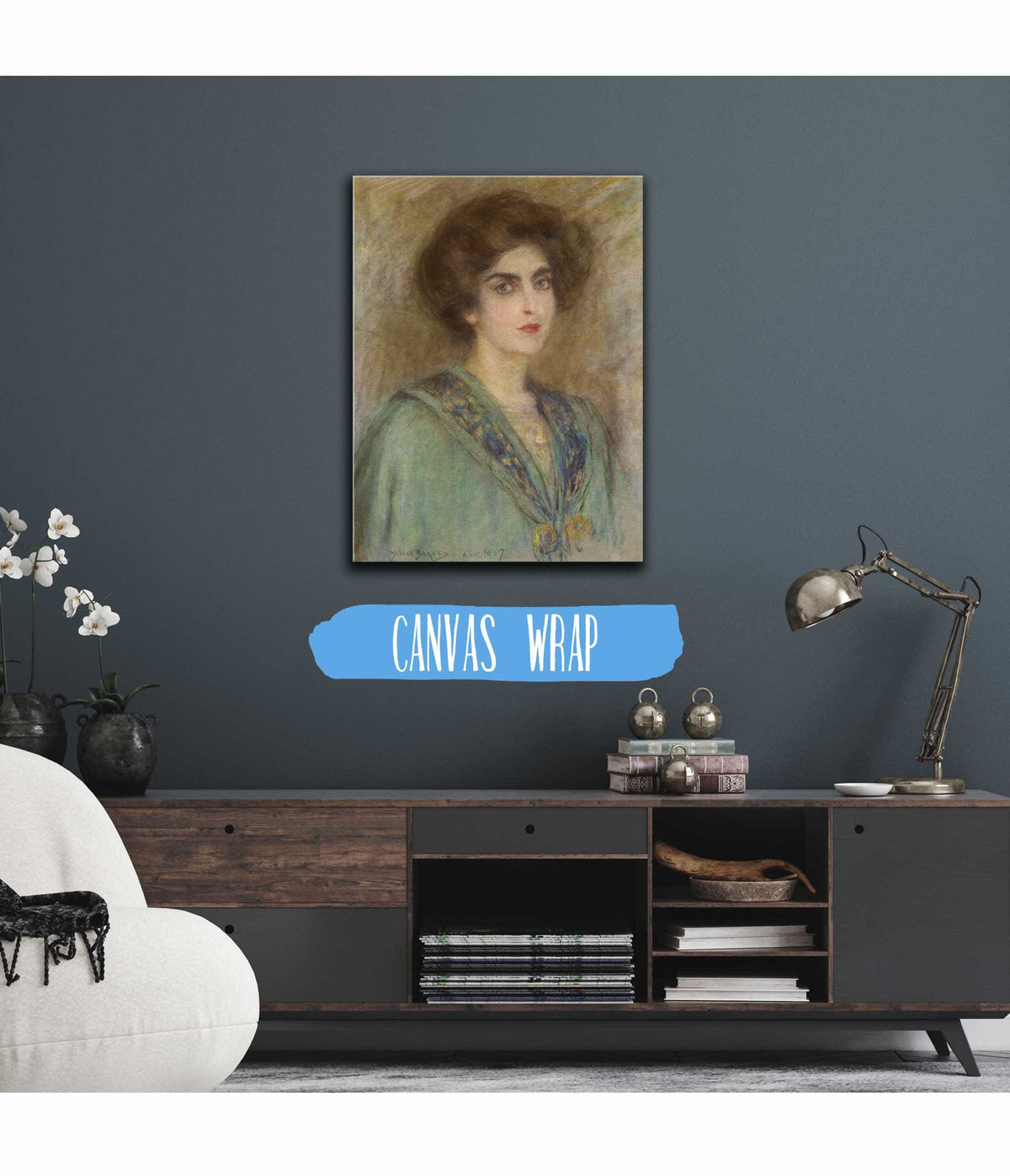 Laura In Green Cape by Alice Pike Barney