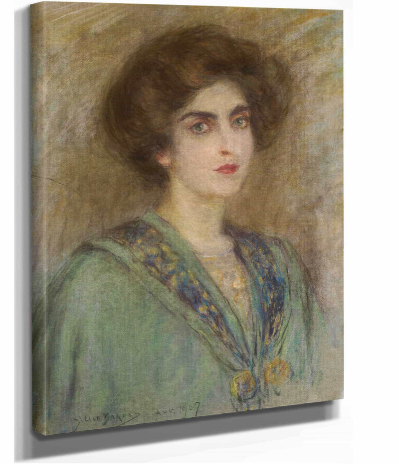 Laura In Green Cape by Alice Pike Barney