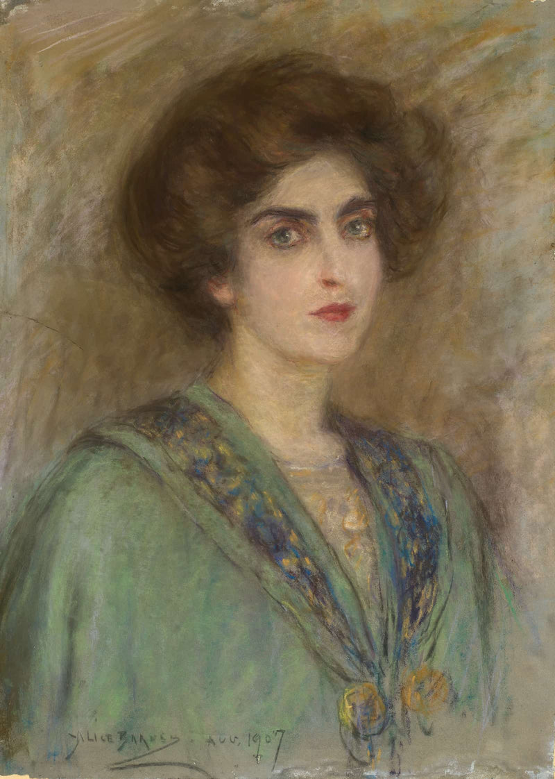Laura In Green Cape by Alice Pike Barney
