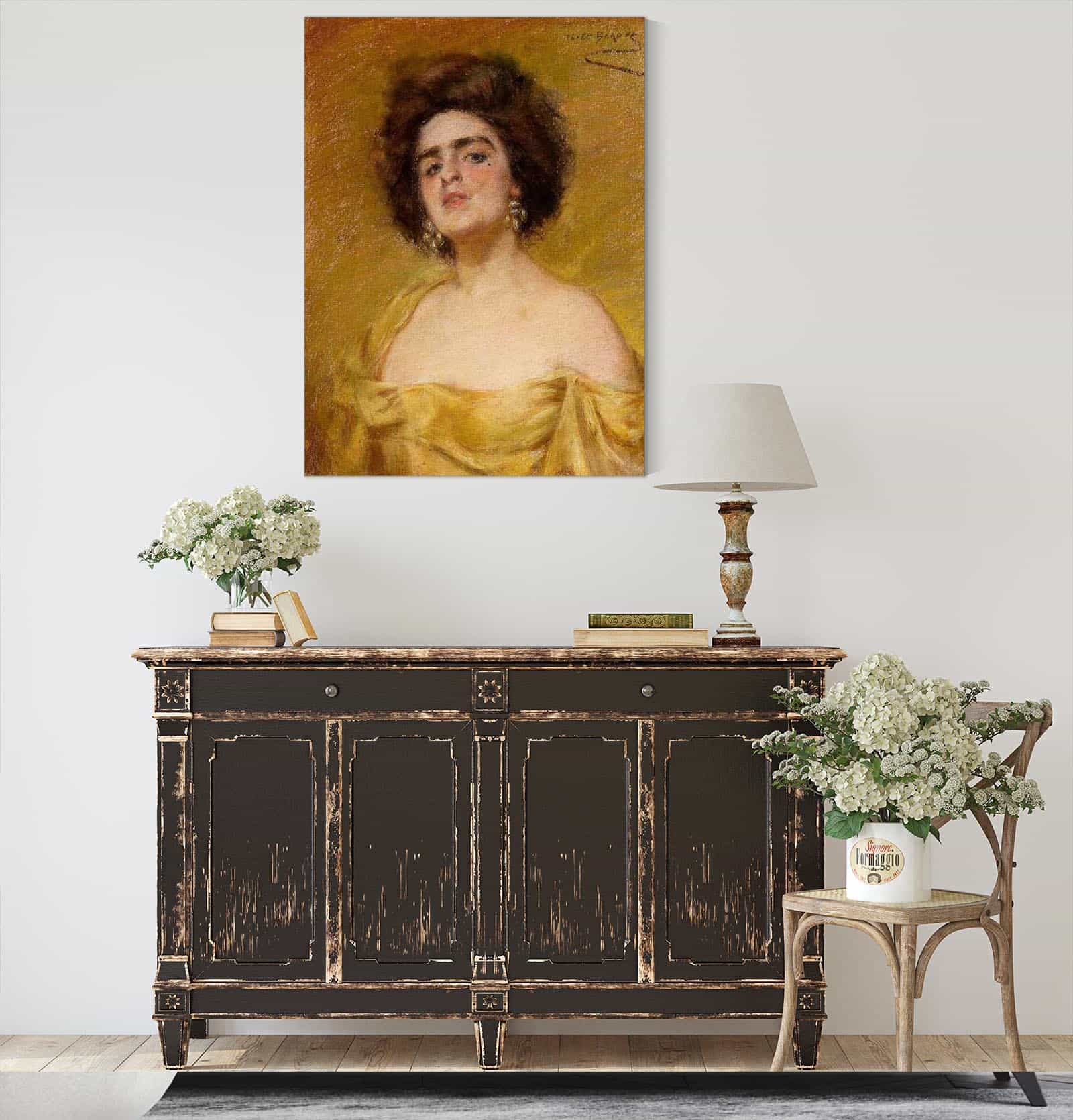 Laura In Yellow by Alice Pike Barney