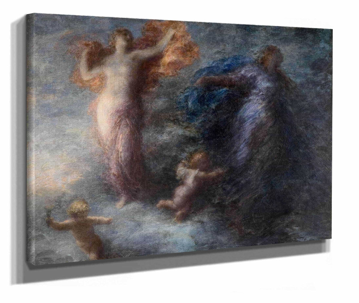 Laurore Et La Nuit Dawn And The Night by Henri Fantin Latour