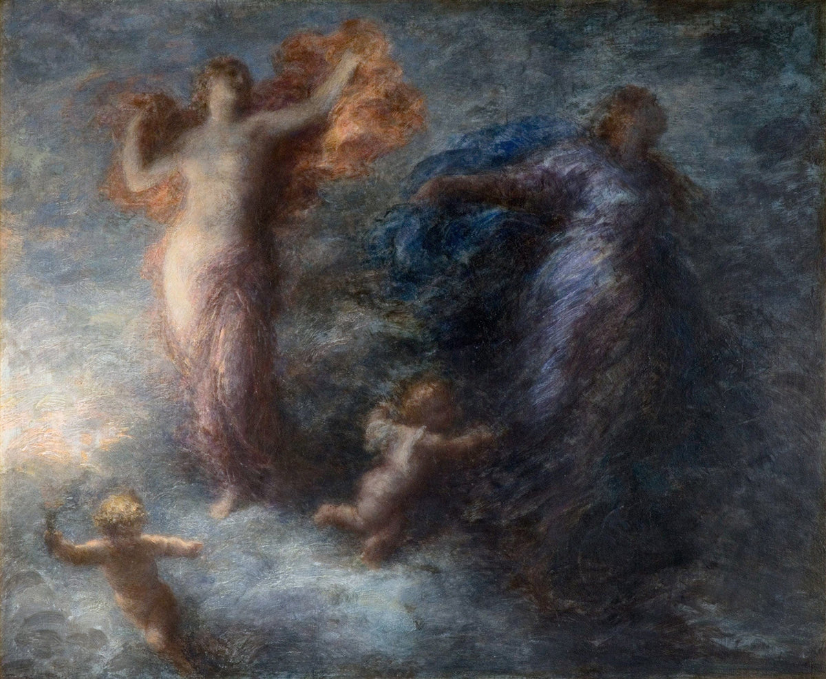 Laurore Et La Nuit Dawn And The Night by Henri Fantin Latour