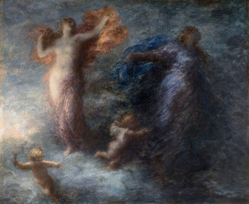 Laurore Et La Nuit Dawn And The Night by Henri Fantin Latour