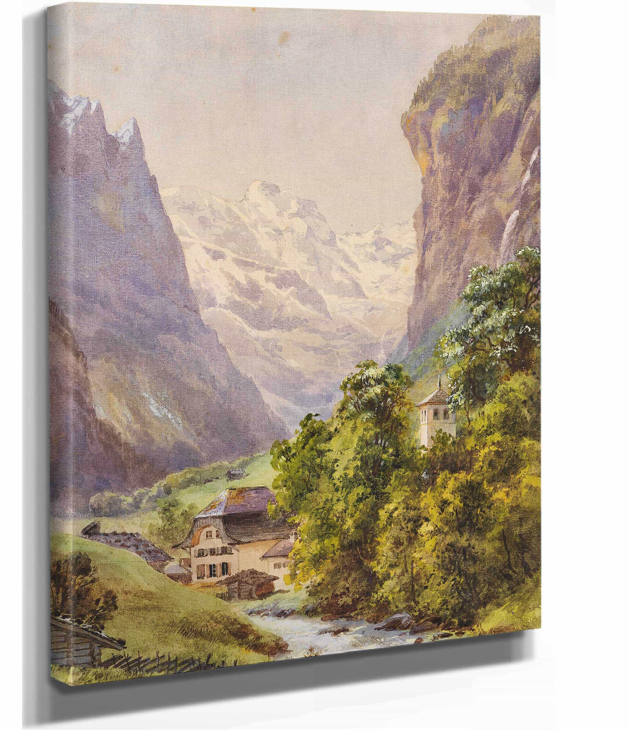 Lauterbrunnen Schweiz by Edward Theodore Compton