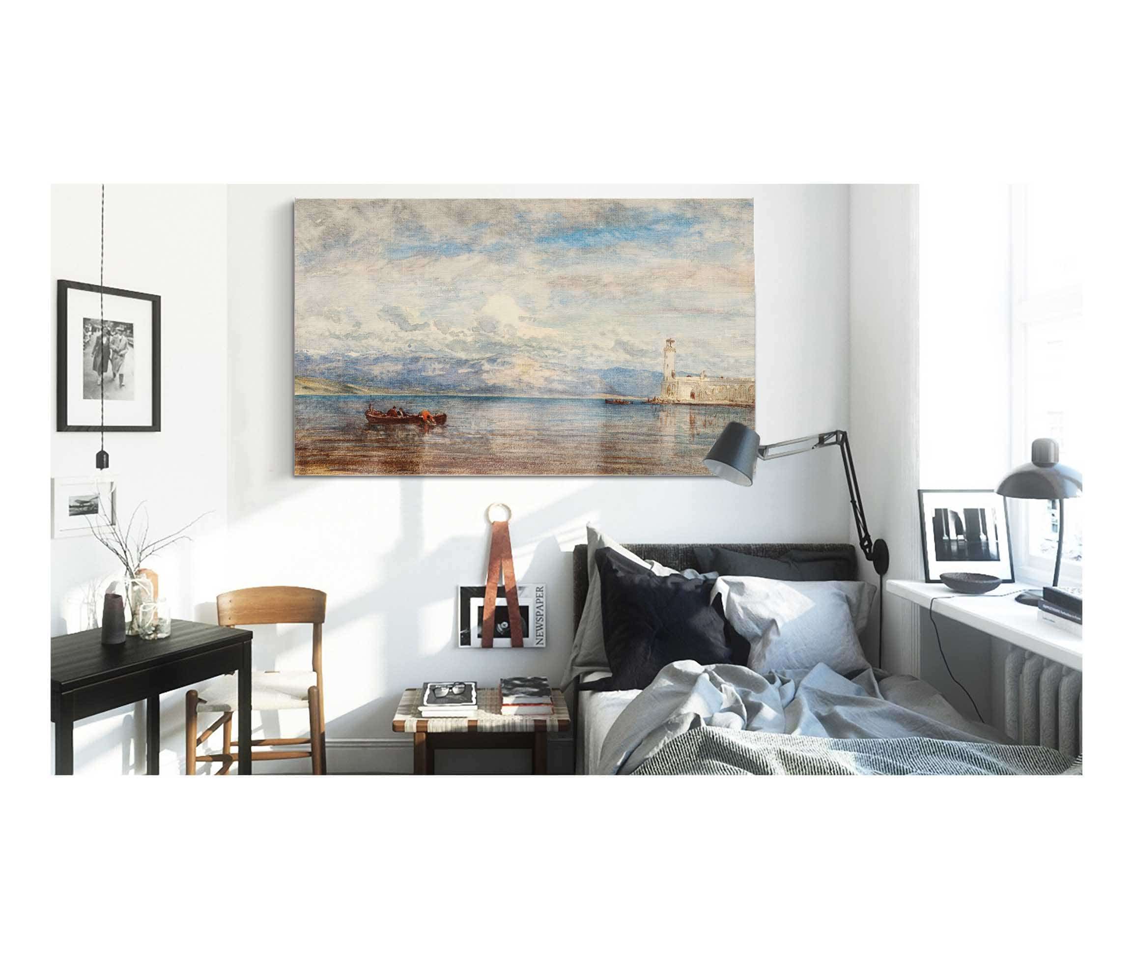 Lavant Port De Martigues by Felix Ziem