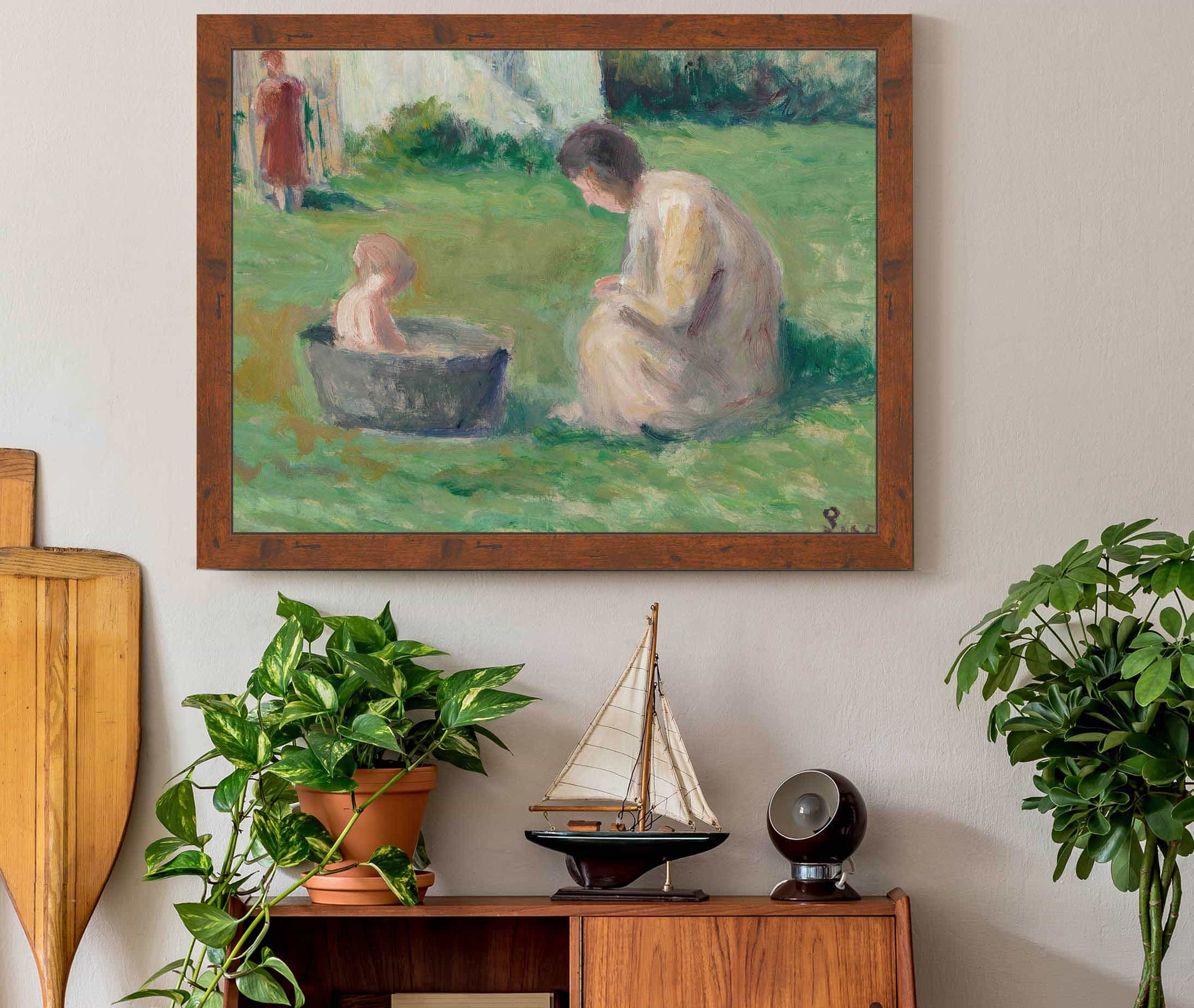 Le Bain Du Bebe by Maximilien Luce