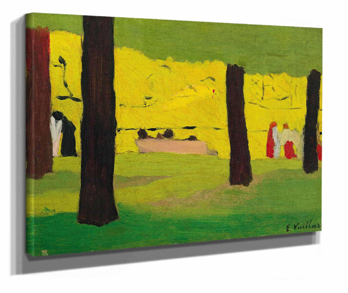 Le Banc Rose by Edouard Vuillard