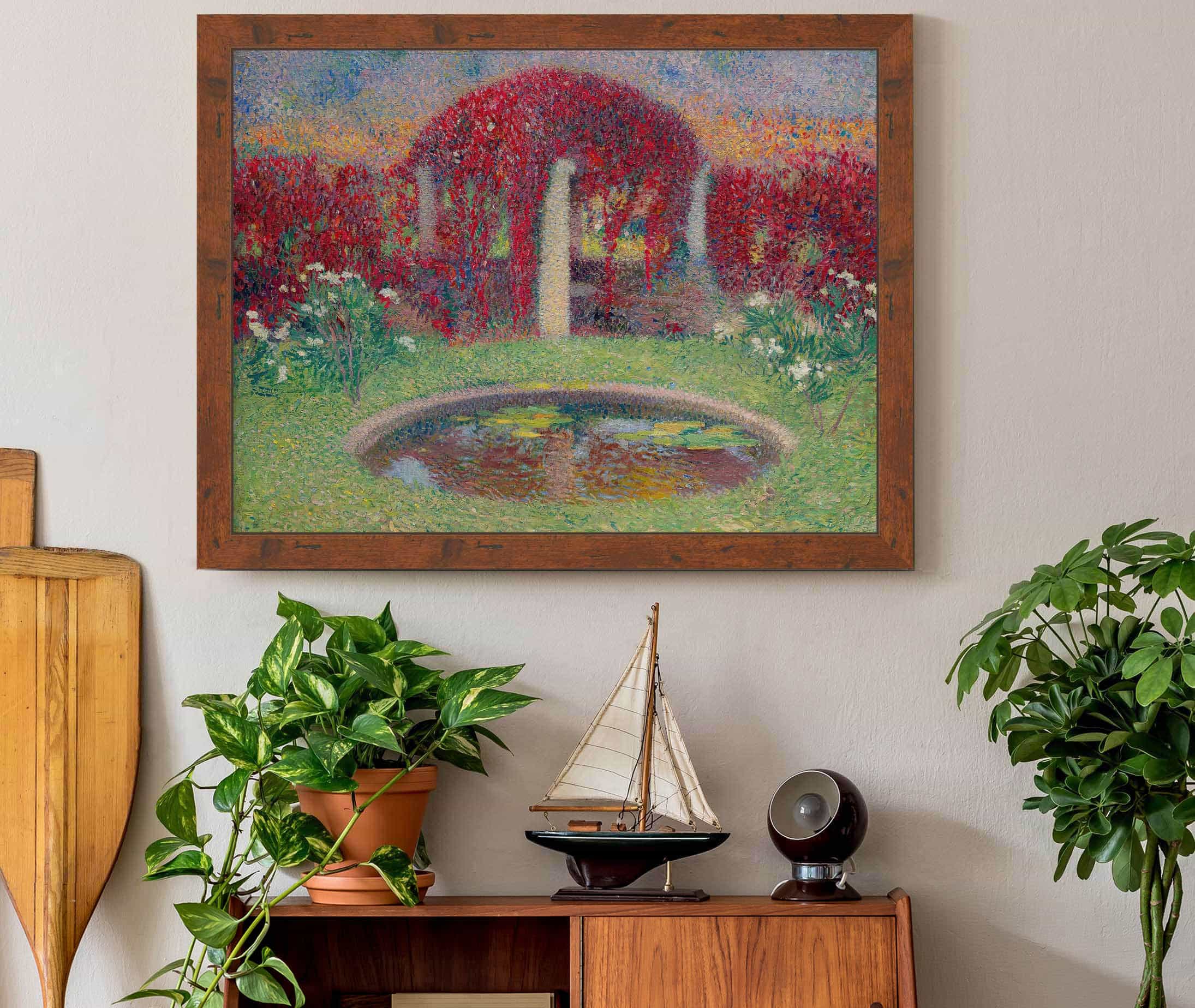 Le Bassin Et Le Tonnelle by Henri Martin