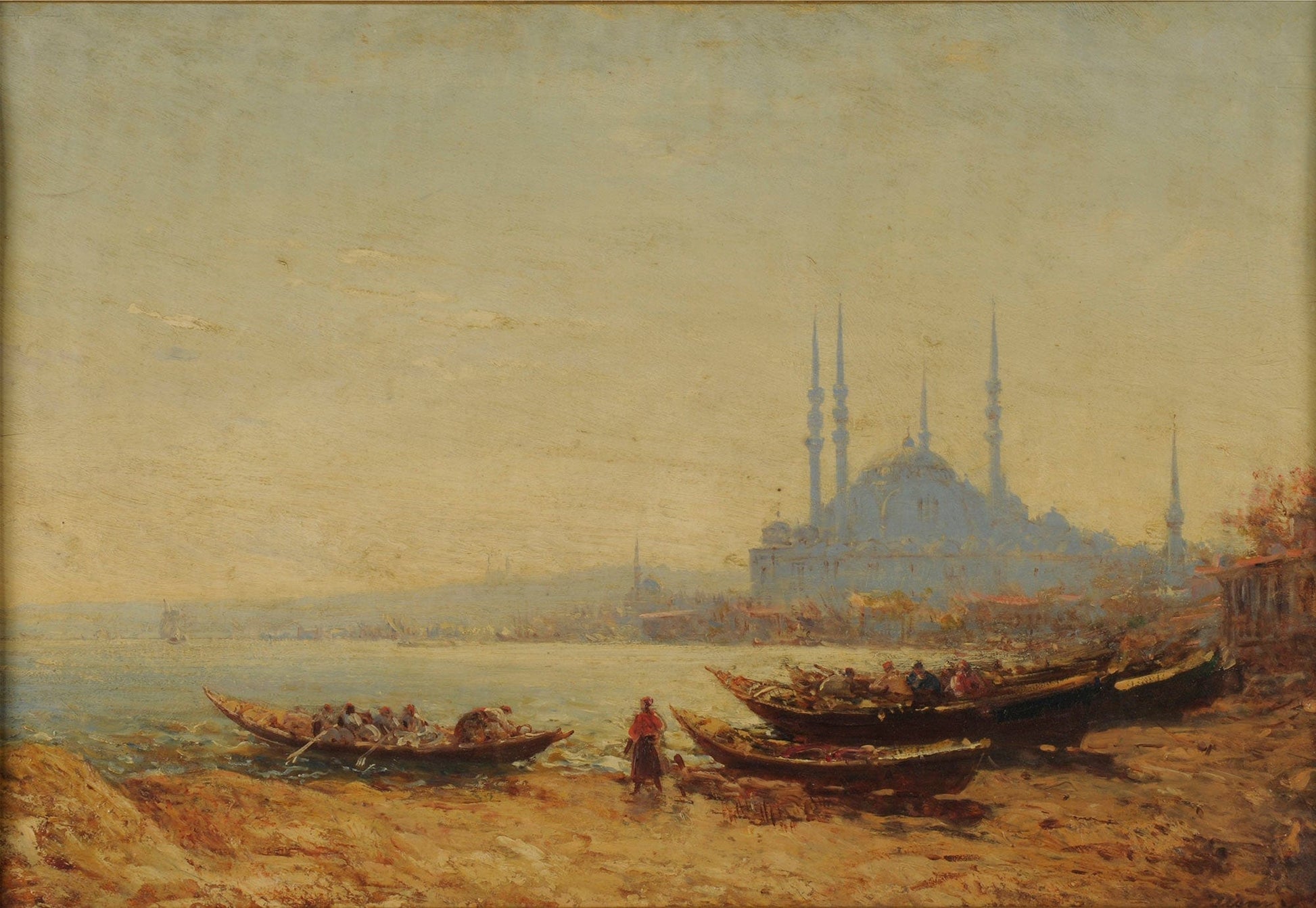 Le Bosphore Au Matin Before by Felix Ziem