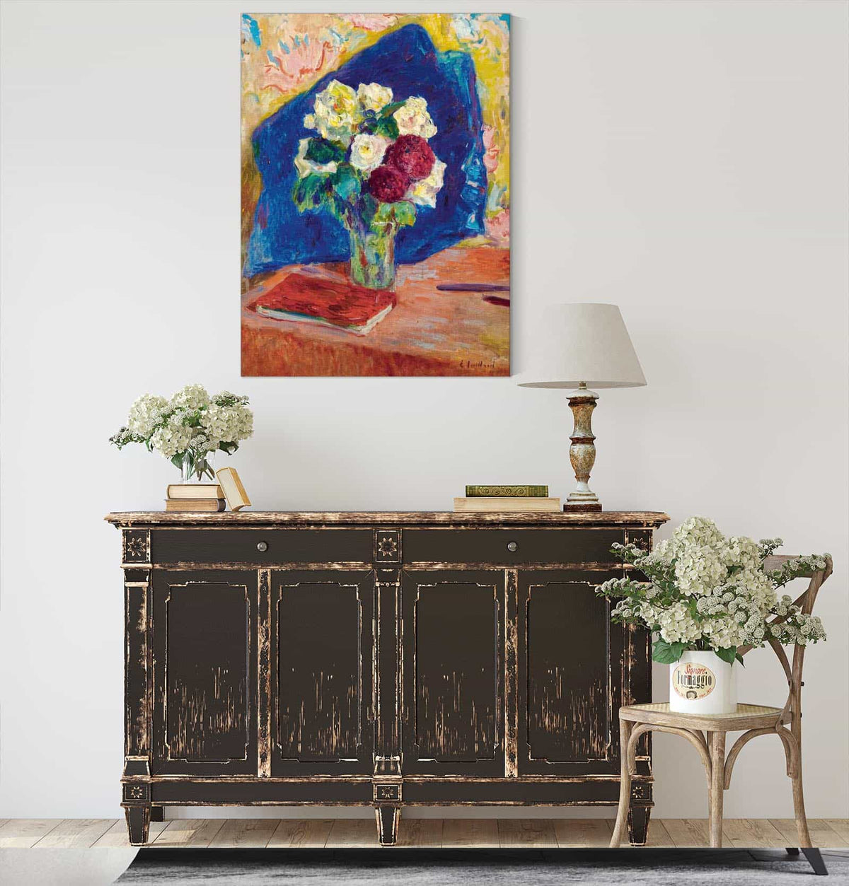 Le Bouquet Et Le Livre by Edouard Vuillard