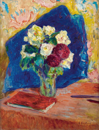 Le Bouquet Et Le Livre by Edouard Vuillard