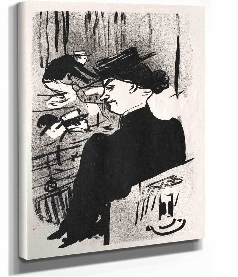 Le Cafe Concertune Spectatrice by Henri De Toulouse Lautrec