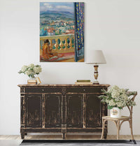 Le Cannet Le Rideau Bleu by Henri Lebasque