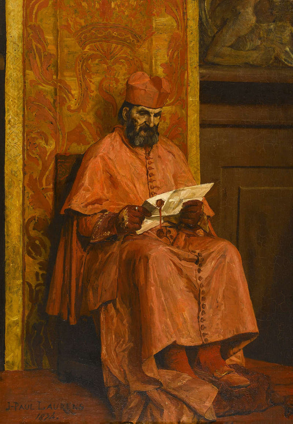 Le Cardinal by Jean Paul Laurens