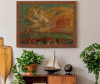 Le Char Dapollon Et Le Dragon by Odilon Redon