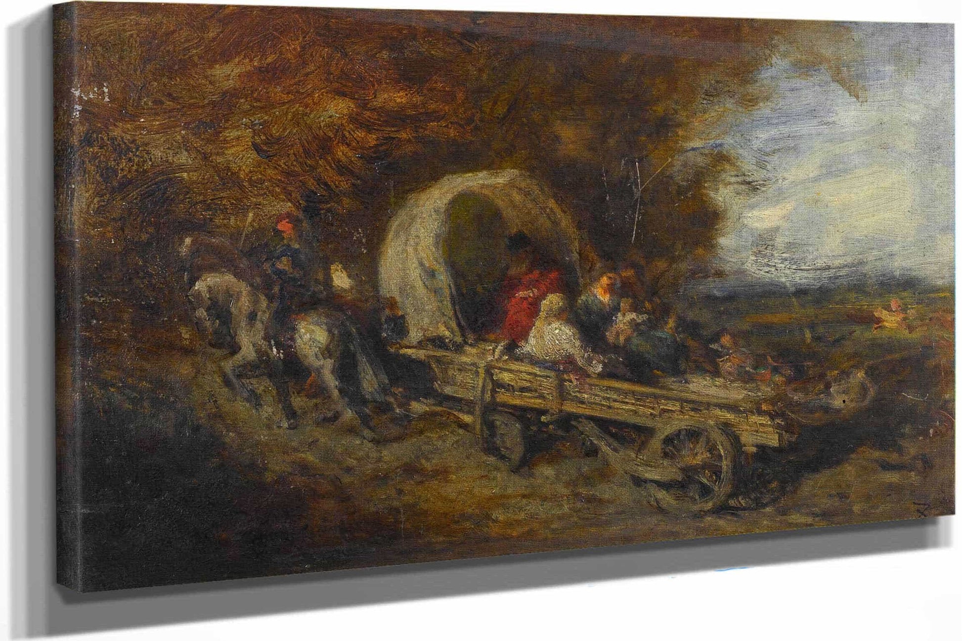 Le Chariot  by Felix Ziem