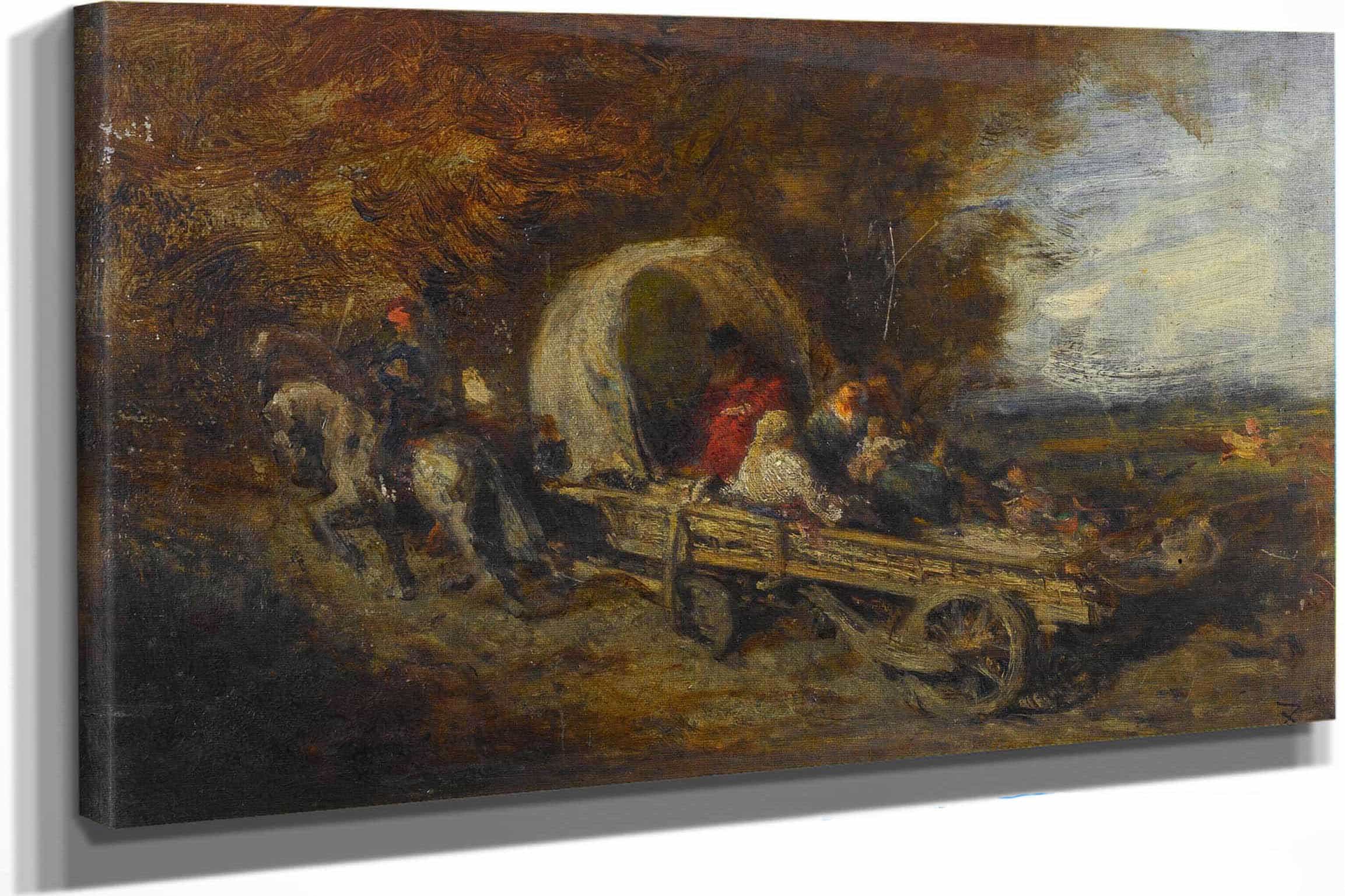 Le Chariot  by Felix Ziem