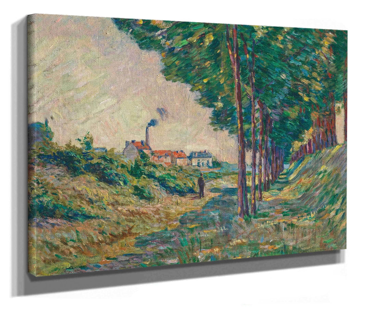 Le Chemin De Halage A Charenton Ile De France by Armand Guillaumin