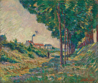 Le Chemin De Halage A Charenton Ile De France by Armand Guillaumin