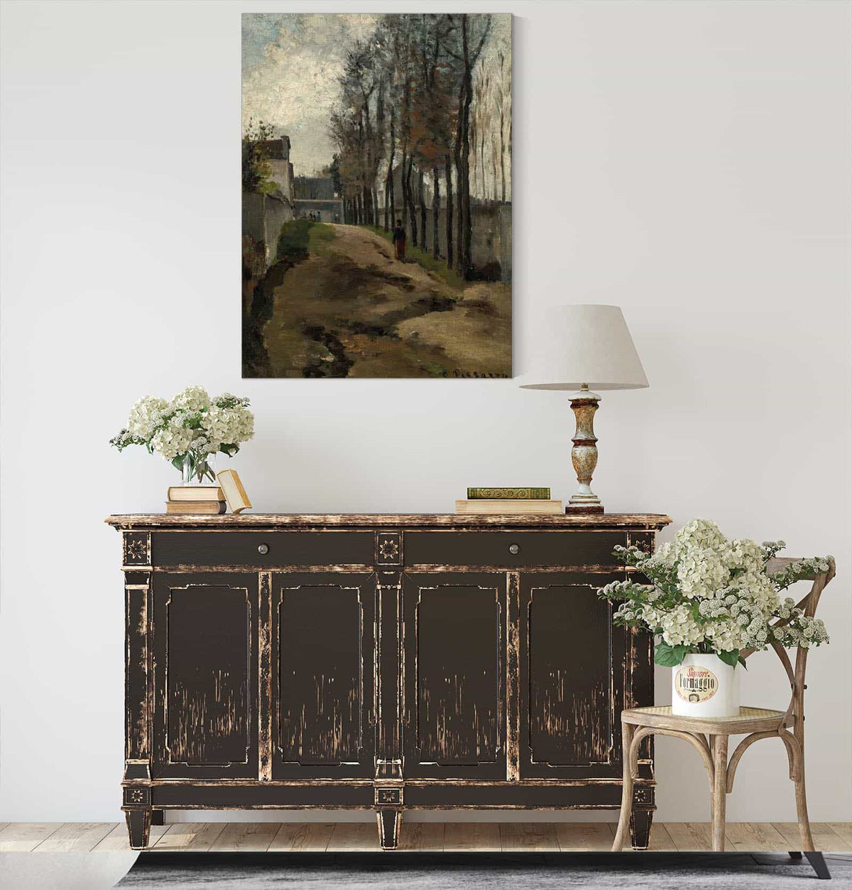 Le Chemin Paysage Hivernal by Camille Pissarro