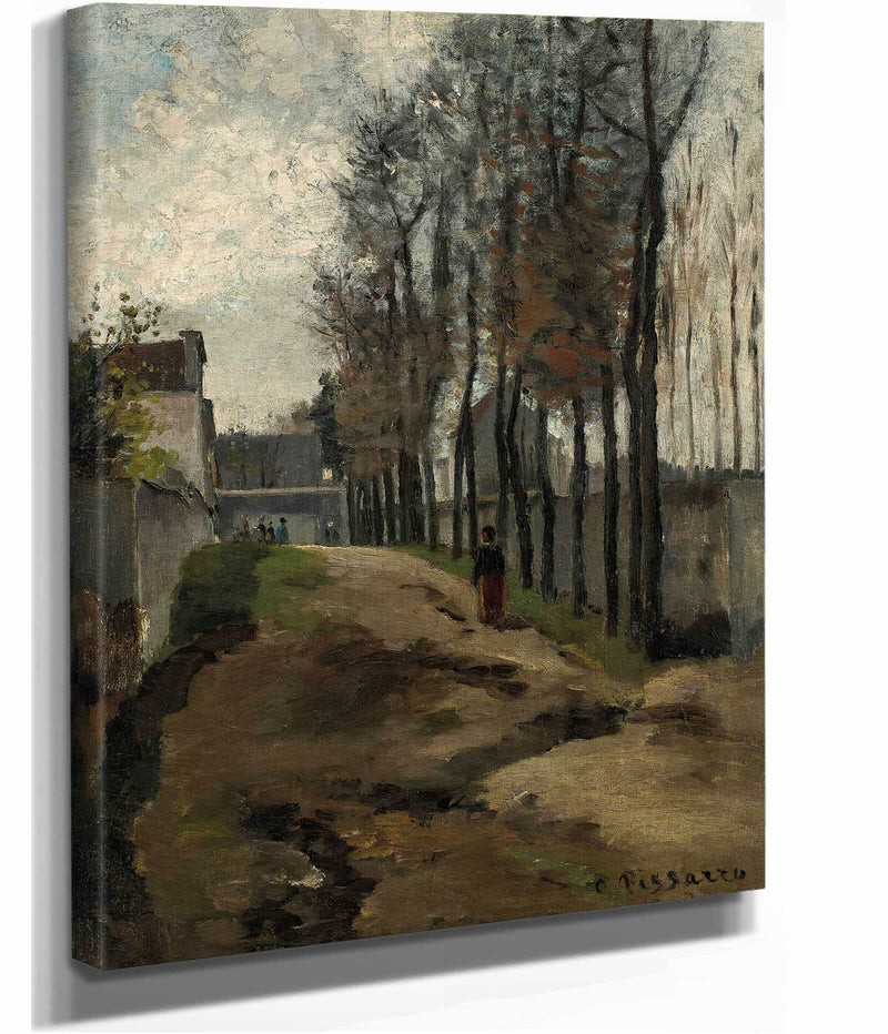 Le Chemin Paysage Hivernal by Camille Pissarro