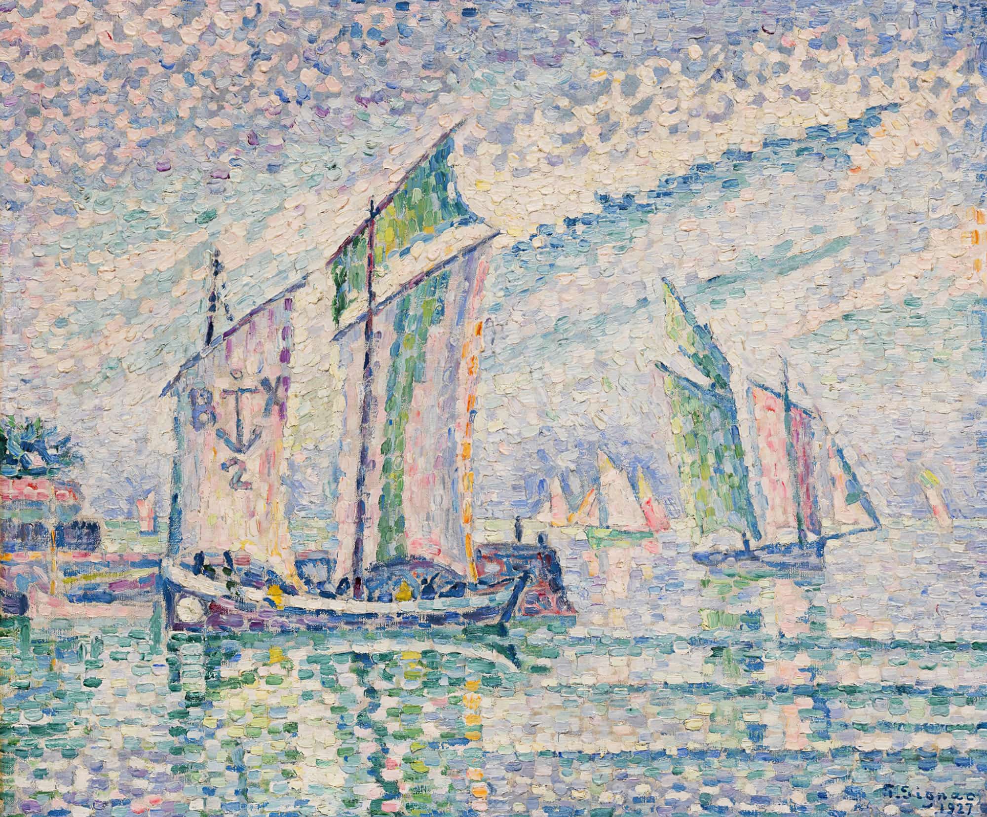 Le Chenal De La Rochelle by Paul Signac
