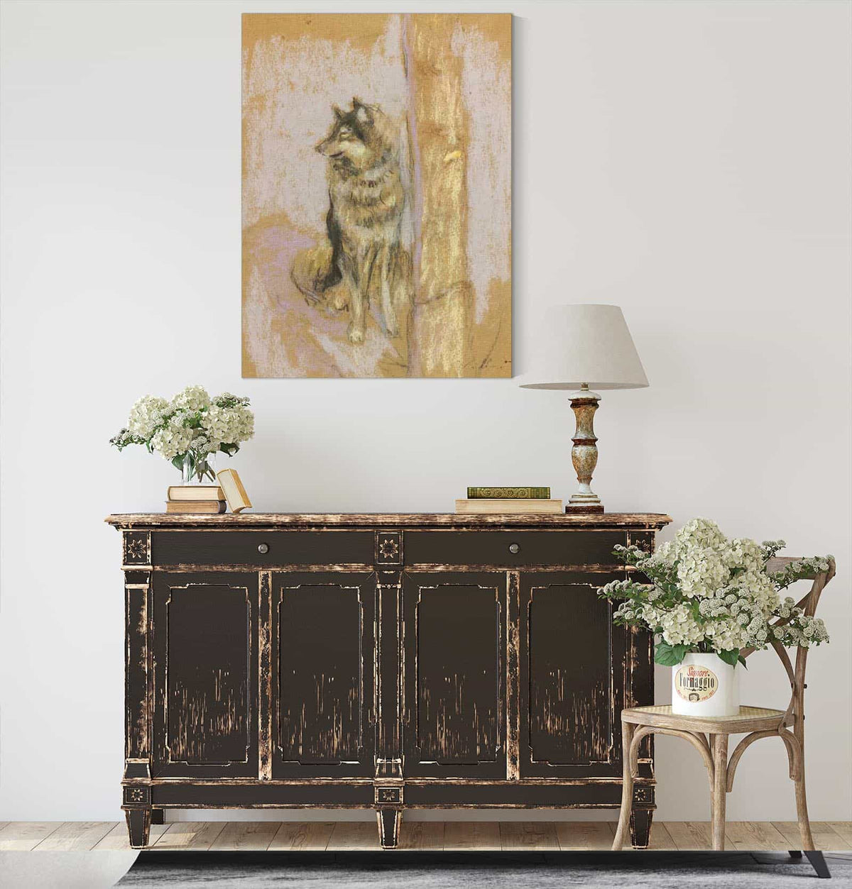 Le Chien Loup A Gerardmer by Edouard Vuillard