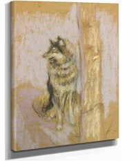 Le Chien Loup A Gerardmer by Edouard Vuillard