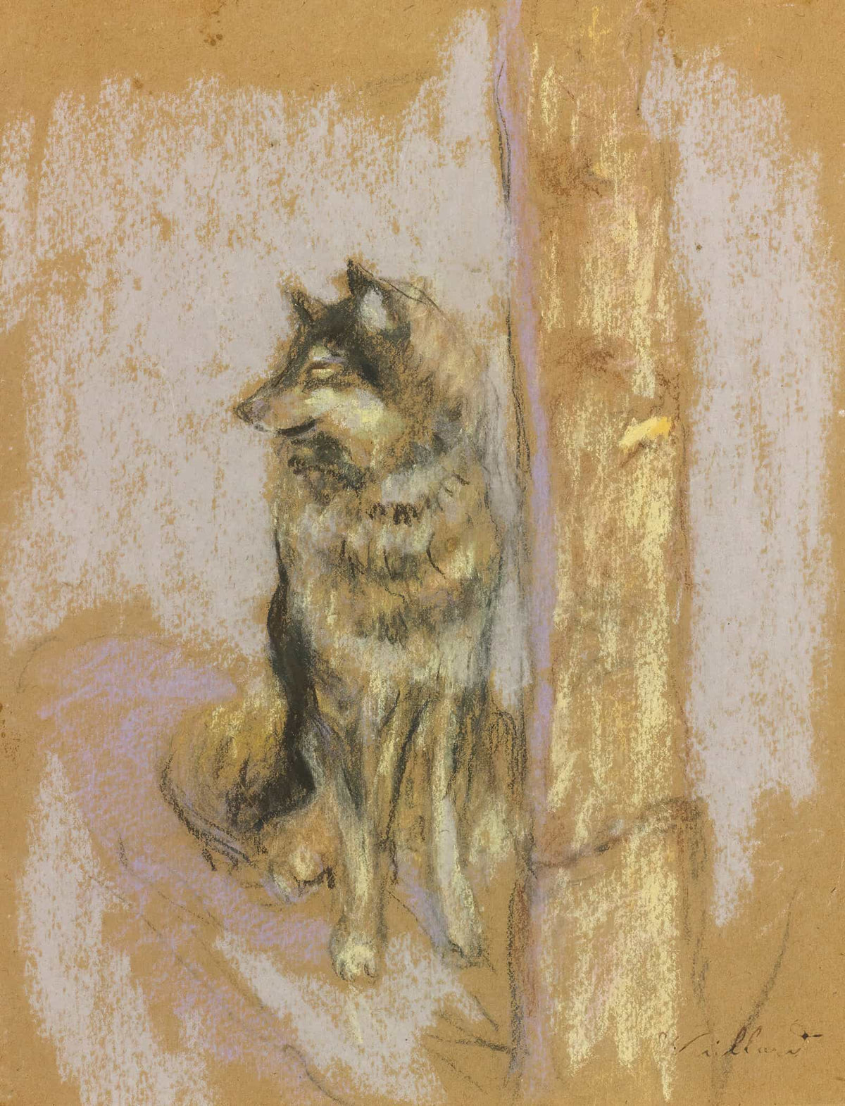 Le Chien Loup A Gerardmer by Edouard Vuillard