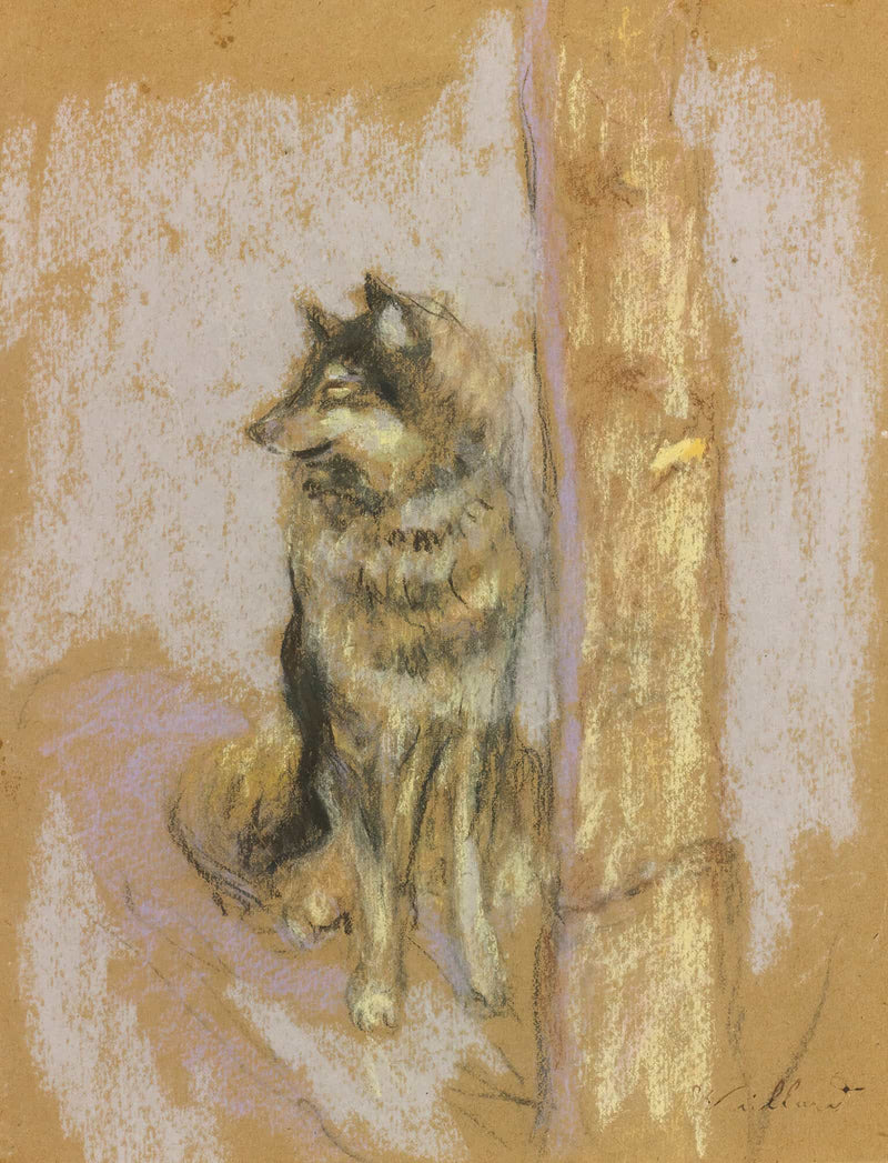 Le Chien Loup A Gerardmer by Edouard Vuillard