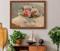 Le Compotier De Peches Bowl Of Peaches by Edouard Vuillard