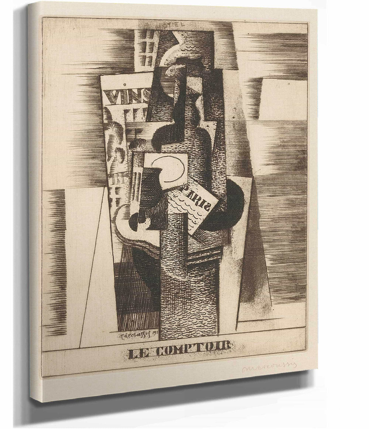 Le Comptoir Milet by Louis Marcoussis