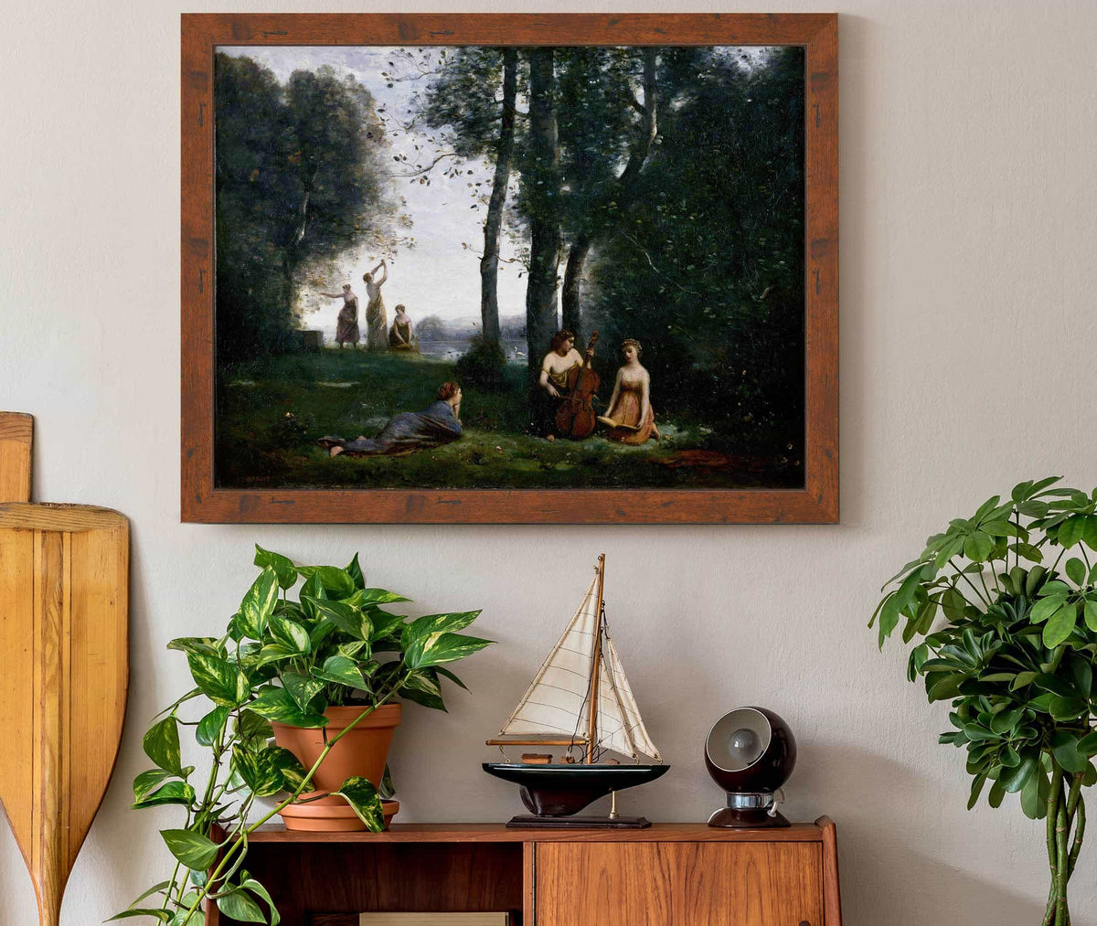 Le Concert Champetre by Jean Baptiste Camille Corot