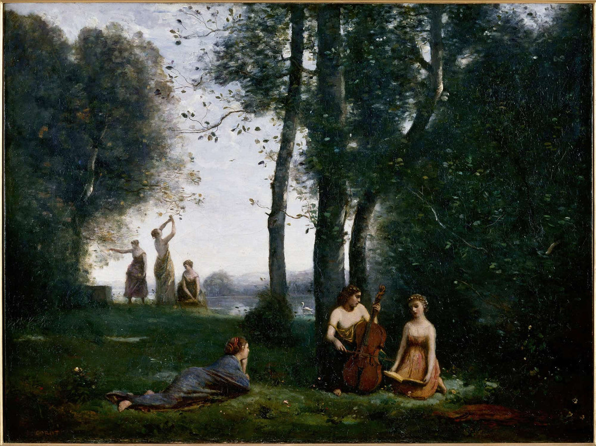 Le Concert Champetre by Jean Baptiste Camille Corot